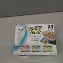 Purina Fancy Feast Grilled Wet Cat Food Seafood Collection in Wet Cat Food Variety Pack - (Pack of 24) 3 oz. Cans (EXP 05/11/28)
