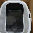 Arm & Hammer Rimmed Cat Litter Box with High Sides and Microban, Made in USA