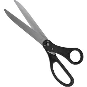 25" Ceremony Ribbon Cutting Scissors by Allures & Illusions, Black