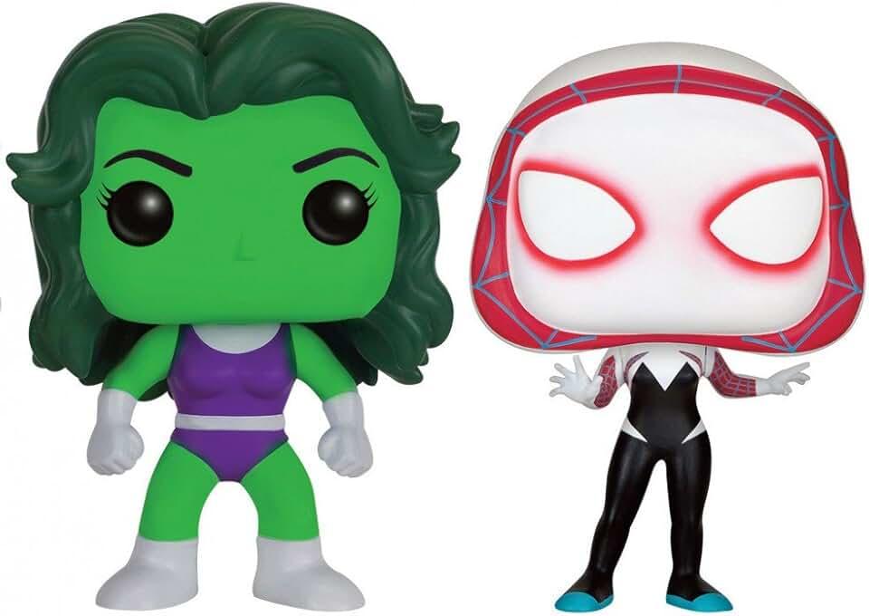 Pop Funko She-Hulk/Spider-Gwen, 2 pack 
