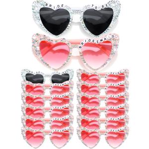 Mootycapa 12 Pcs Bachelorette Party Sunglasses for Bridesmaids Bride Sunglasses for Wedding Party Favors(Bridesmaid)