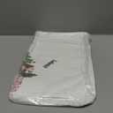 4 Pcs Chinoiserie Christmas Hand Towels for Kitchen Christmas Tree Wreath Nutcracker Sleigh Hand Towels Cute Soft Absorbent for Bathroom Kitchen Decor (Pink)