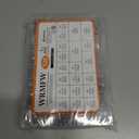 550pcs Wood Screws Set,Diameter 3-5.5 #4-#12 304 Stainless Steel Phillips Countersunk Sheet Metal Self Tapping Screw Assortment kit,Rust-Proof, High Strength, for Metal, Wood & Outdoor Projects