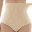 KAWERI Shapewear for Women Tummy Control Seamless Underwear Panties High Waist Body Shaper Cotton Spanks Girdle Under Dress, Size XL/2XL