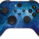 eXtremeRate Custom Shell for Xbox Series X & S Controller, Blue Nebula Replacement Cover Front Housing Cover for Xbox Core Controller Wireless
