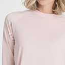 Real Essentials 4 Pack: Women's Long Sleeve Rash Guard Moisture Wicking Shirts - Sun Protection Quick Dry SPF 50+ Tops (Plus) (XXL)