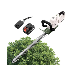 20" Hedge Trimmer Cordless with Battery,Electric Bush Trimmer,Lightweight Hedge Trimmers,3000RPM 180°Rotatable Head,3/4''Blade Gap Cordless Hedge Trimmer
