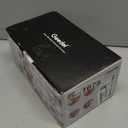 Geedel Rotary Cheese Grater, Kitchen Mandoline Vegetable Slicer with 3 Interchangeable Blades, Easy to Clean Rotary Grater Slicer for Fruit, Vegetables, Nuts (Black)