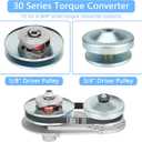 212CC 30 Series Torque Converter Go Kart Clutch 3/4" 10T #40 41 420 and 12T #35 Chain for Manco Comet TAV2 218353A