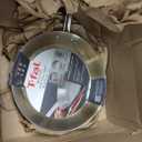 T-Fal Gourmet Stainless Steel Fry Pan 12.5 Inch Induction Compatible Skillet Pan, Fast and Even Heating, Oven Safe to 500F, Professional Grade Cookware for Home Chefs