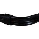 Yafa Home Fashion Heavy Duty Single Standard Adjustable Curtain Rod Hardware Included (Black, 28"-48")