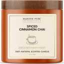 Candle Majestic Pure Pumpkin Cinnamon Scented Candle with Upto 45+ Hrs Burn Time, 2-Wick Candle, Soy Wax Blend for Cleaner Consistent Burn, 10 oz Jar Candle with Room Filling Fragrance, Spiced Cha
Majestic Pure Pumpkin Cinnamon Scented Candle with Upto 45+ Hrs Burn Time, 2-Wick Candle, Soy Wax Blend for Cleaner Consistent Burn, 10 oz Jar Candle with Room Filling Fragrance, Spiced Chai
i