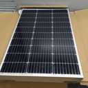 Renogy 2PCS Solar Panels 100 Watt 12 Volt, High-Efficiency Monocrystalline PV Module Power Charger for RV Marine Rooftop Farm Battery and Other Off-Grid Applications, 2-Pack 100W