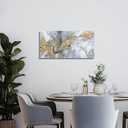 Belmrxne Abstract Wall Art Grey Wall Decor Modern Aesthetic Small Canvas Painting Entryway Artwork for Living Room Kitchen Bedroom Office Bathroom 12x24 Inches