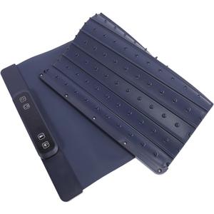 Electric Heating Tray, Rapid Silicone Roll Food Heating with 3 Feast Temperature (Dark Blue)