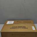 Yecaye Under Bed Storage with Wheels, 2Pack Under Bed Storage Containers, Underbed Shoe Storage Organizer, Rolling Under Bed Metal Drawers for Clothes, Blankets (30.71 x 16.93 x 6.69 in) (Grey)