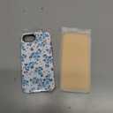 Blue Floral Aesthetic Coquette Soft Girly Case for iPhone 16