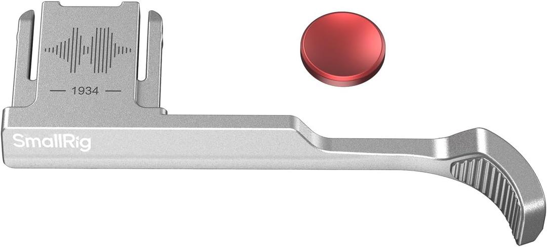 SmallRig Thumb Grip with Hot Shoe Cover for FUJIFILM X-M5 (Silver) - 4877