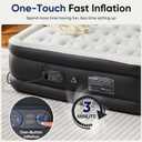 Sweetcrispy Queen Air Mattress, Blow Up Mattress, Air Bed, 16 Inch Queen
