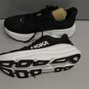 Hoka Bondi 9 Men's Cushioned Road Running Shoe Trainers, Black/White, Size USA 9.5D
