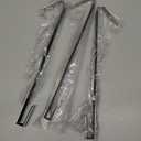 Shower Door Hooks 12 in, Shower Hooks for Towels, Heavy Duty Drilling-Free Extended Towel Hooks for Bathroom Frameless Glass Door, Over The Door Towel Hooks 3 Packs Silver