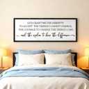 Serenity Prayer Rustic Bible Verse Framed Wall Art, 40''15'' Positive Religious Christian Saying Sign for God Jesus Christ Prayer, Vintage Horizontal Holy Inspirational Catholic Scripture Decor