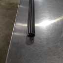 60 INCH Ceiling Fan Downrod With Extended Wires,1 inch Outside Diameter, Extension Rod Only Ceiling Fans Compatible, Not Threaded(Black)