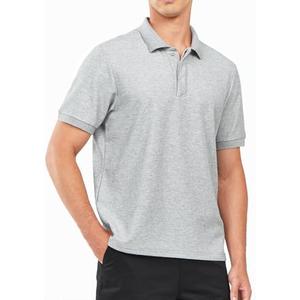 NORTHYARD Men's Cotton Polo Shirts Short Sleeve Knitted Golf Shirt Casual Classic Polos T-Shirt, Gray, 2XL