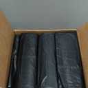 Fuxury 55-60 Gallon Trash Bags 150 Count Black Garbage Bags, 38x58" Extra Large Trash Can Liners, 0.7 Mil Plastic Bags for Serious Garbage Cleanup Home, Yard & Commercial Use, Made in USA