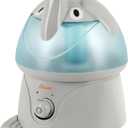 Crane Ultrasonic Elephant Humidifier, 1 Gallon Cool Mist Animal Humidifier for Nursery and Bedroom, Auto Shut-Off, Optional Filter