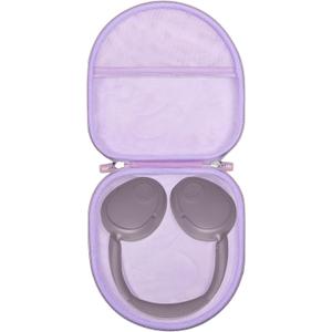 Headphones Case for JLab JBuds Lux ANC Wireless Headphones - Travel Storage Headphones Case (Mauve Purple)
