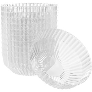 Exquisite Clear Plastic Bowls Disposable - 16 Oz - 20 Count - Disposable Soup Bowls - Great for Weddings Parties And Formal Occasions (Medium)