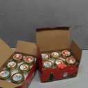 MTLEE 24 Pcs Christmas Scented Candles Set Vintage Christmas Candles with Festive Fragrance for Xmas Holiday Party Rustic Home Decor Stocking Stuffer Gifts for Women Men Coworkers Friend(Santa)