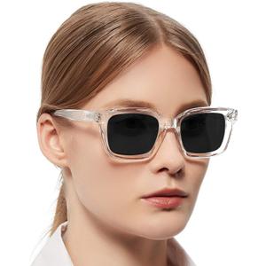 MARE AZZURO Outdoor Reading Glasses Women Filter UV Sunglasses Readers 0.5 0.75 1.0 1.25 1.5 1.75 2.0 2.25 2.5 2.75 3.0 3.25 3.5 3.75 4.0 (Transparent, 3.75)