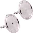 DERNORD 2 Pack 1.5" Tri Clamp to 1/4" Hose Barbed Adapter SUS304 Sanitary Hose Barb Pipe Fitting