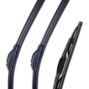 3x OEM Wiper Blades, Replacement Wiper Blades for Kia Sportage 2005-2010/Hyundai Tucson 2005-2009, (24“ & 16” Front Wipers + 12” Rear Wiper Blades)