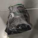 Amazon Essentials Women's Relaxed-Fit Double-Breasted Wool-Blend Longline Coat (Large, Black)