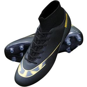 Low Leather Soccer Cleats - Professional-Grade with Lace-Up - Ideal for Training & Competition on Firm Ground & Turf - Unisex, Men, Women, Boys & Girls