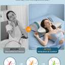 Cervical Pillow for Neck Pain Relief, Ergonomic Neck Pillow for Sleeping, Orthopedic Contour Side Sleeper Pillow for Neck Support, Memory Foam Pillows for Back Stomach Sleepers
