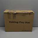 Baby Play Mat, 50 x 50 Inch Play Mat Perfect for Use Baby Playpen, Foldable Baby Foam Playmat for Floor, Portable Waterproof Activity PlayMats for Babies, Infants and Toddlers (Beige)