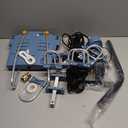 PBD Amplified Outdoor TV Antenna with 360 Motorized Rotation, UHF/VHF Long-Range Reception, Remote Control, Mounting Pole & 40FT RG6 Cable, Dual TV Outputs, Supports 4K/1080P Smart & Older TVs