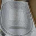 TETOTE 24 x 36 Inch Oval LED Mirror Backlit Mirror Bathroom Pill-Shaped 3 Colors Warm/White/Natraul Lighted Vanity Mirror with Lights Pill Type Anti-Fog Dimmable Wall Mounted Vertically & Horizontally