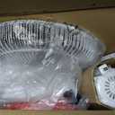 USA 250th Anniversary Celebration Fan, Hot Rod Design, 12 Oscillating Table Fan, 3 Speeds, 80 Wide Angle Oscillation, 35 Tilt Angle, Quiet Operation, ETL, Small