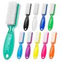 10 Pcs Handle Grip Nail Brush, NICEMOVIC Hand Fingernail Cleaner Brush Manicure Tools Scrub Cleaning Brushes Kit, Use for Toe and Nail Cleaning (Bright Colors)