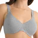 Fruit of the Loom Women's Full Coverage Anti-Gravity Bra  Wire-Free Cotton for Ultimate Comfort (36C)