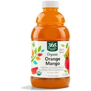 365 by Whole Foods Market Organic Orange Mango Juice, 32 FZ Pack of 4 By 03/19/2026
