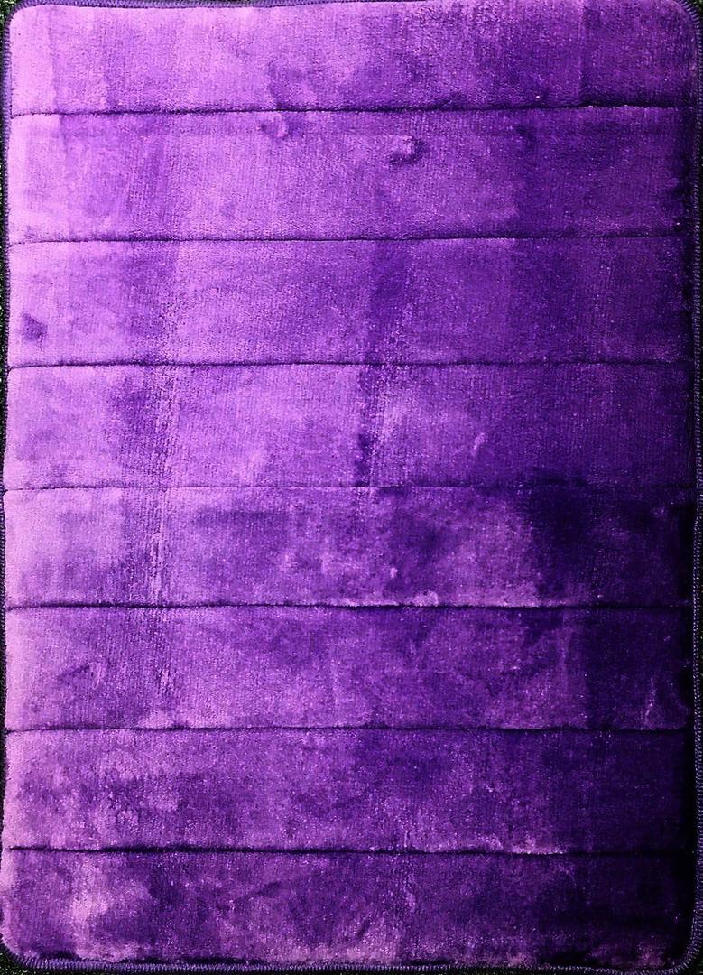 Purple Memory Foam Mat - For Kitchen or Bath - Incredibly Soft Absorbent Bathroom Rug Sets - Non-Slip and 17 x 24 inches (17 Inch x 24 Inch)