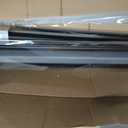 Persilux Cordless Zebra Blinds for Windows Free-Stop Roller Window Shades (35" W X 64" H, Black) Dual Layer Light Control for Day and Night, Light Filtering Sheer Shades for Home, Easy to Install, Pack of 2