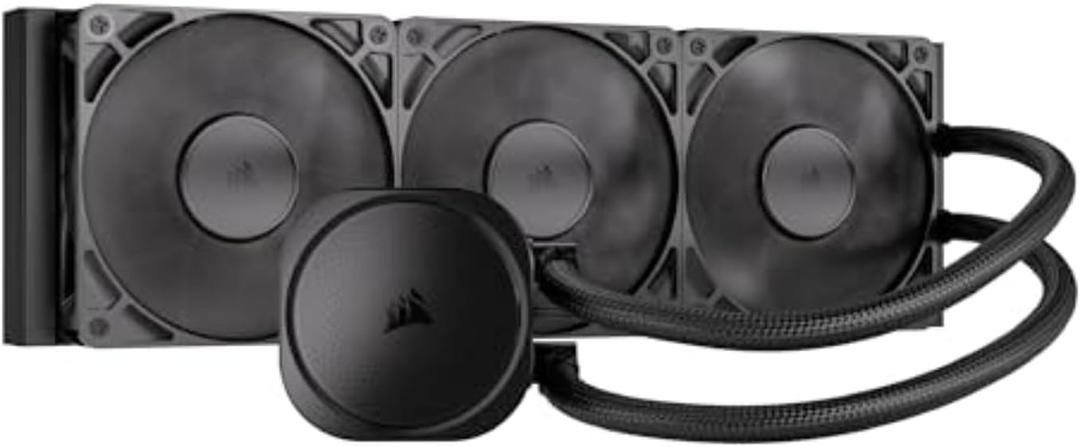 CORSAIR Nautilus 360 RS Liquid CPU Cooler  360mm AIO  Low-Noise  Direct Motherboard Connection  Daisy-Chain  Intel LGA 1851/1700, AMD AM5/AM4  3X RS120 Fans Included  Black