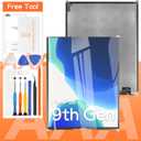 Screen Replacement For iPad 9 (9th Gen) A2603 A2604 LCD Display Repair Parts Kit,with Screen Protector and Tools(Only LCD,Not Include Touch Digitizer)